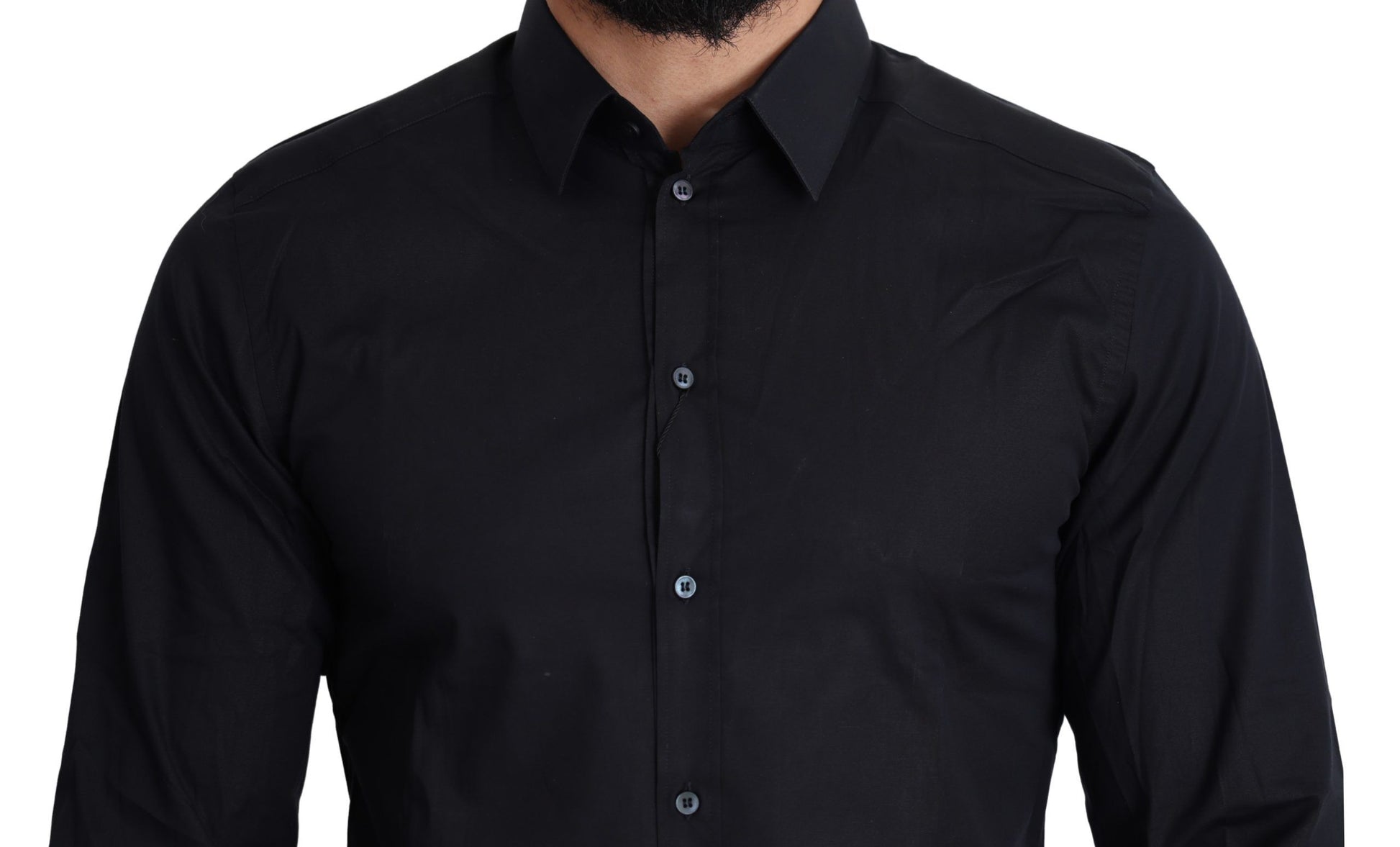Blue Cotton Formal GOLD Dress Shirt