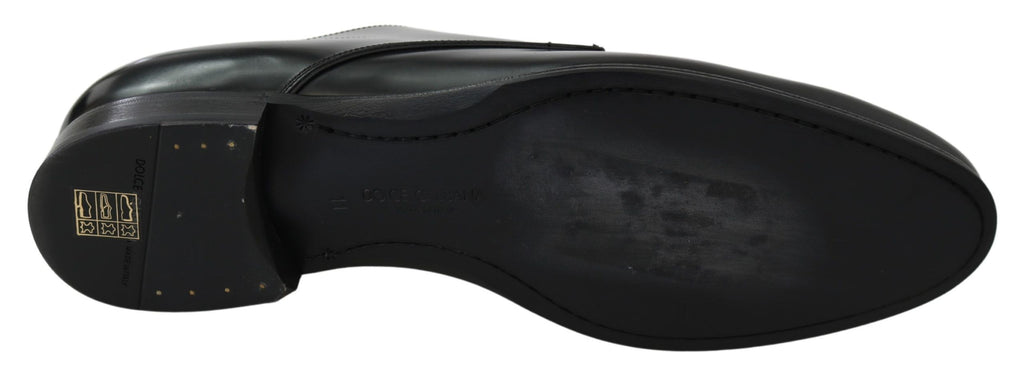 Derby Napoli – Formelle Schuhe aus schwarzem Leder