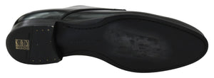 Derby Napoli – Formelle Schuhe aus schwarzem Leder