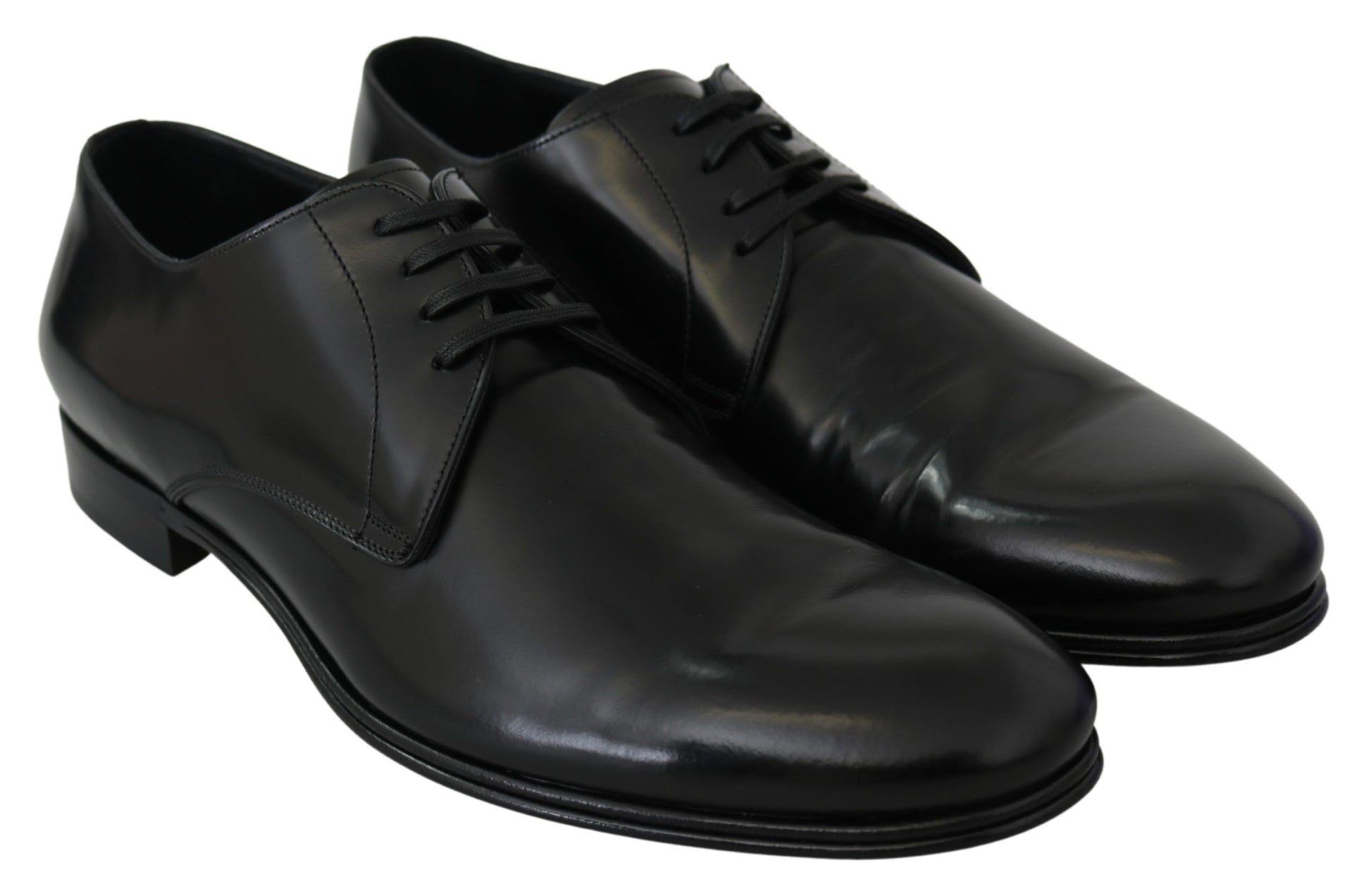 Derby Napoli – Formelle Schuhe aus schwarzem Leder