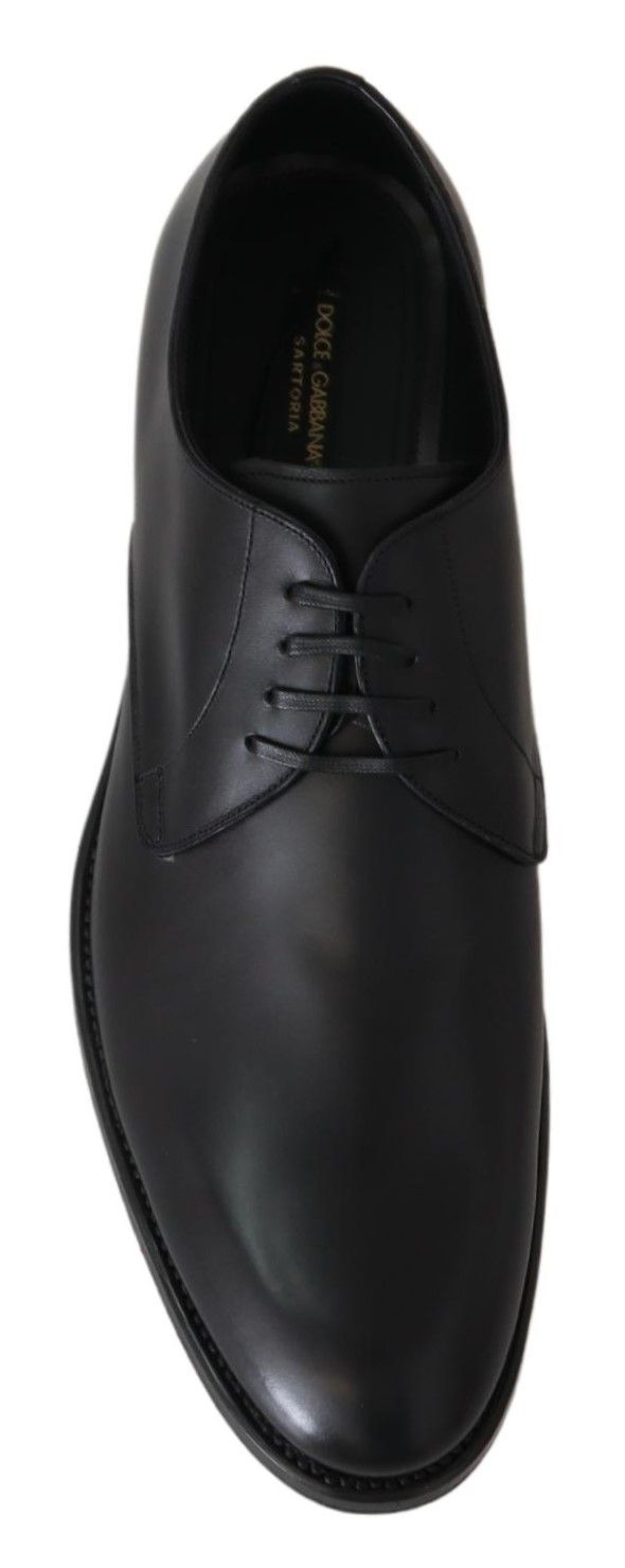 Handgemachte Schuhe aus schwarzem Leder von SARTORIA