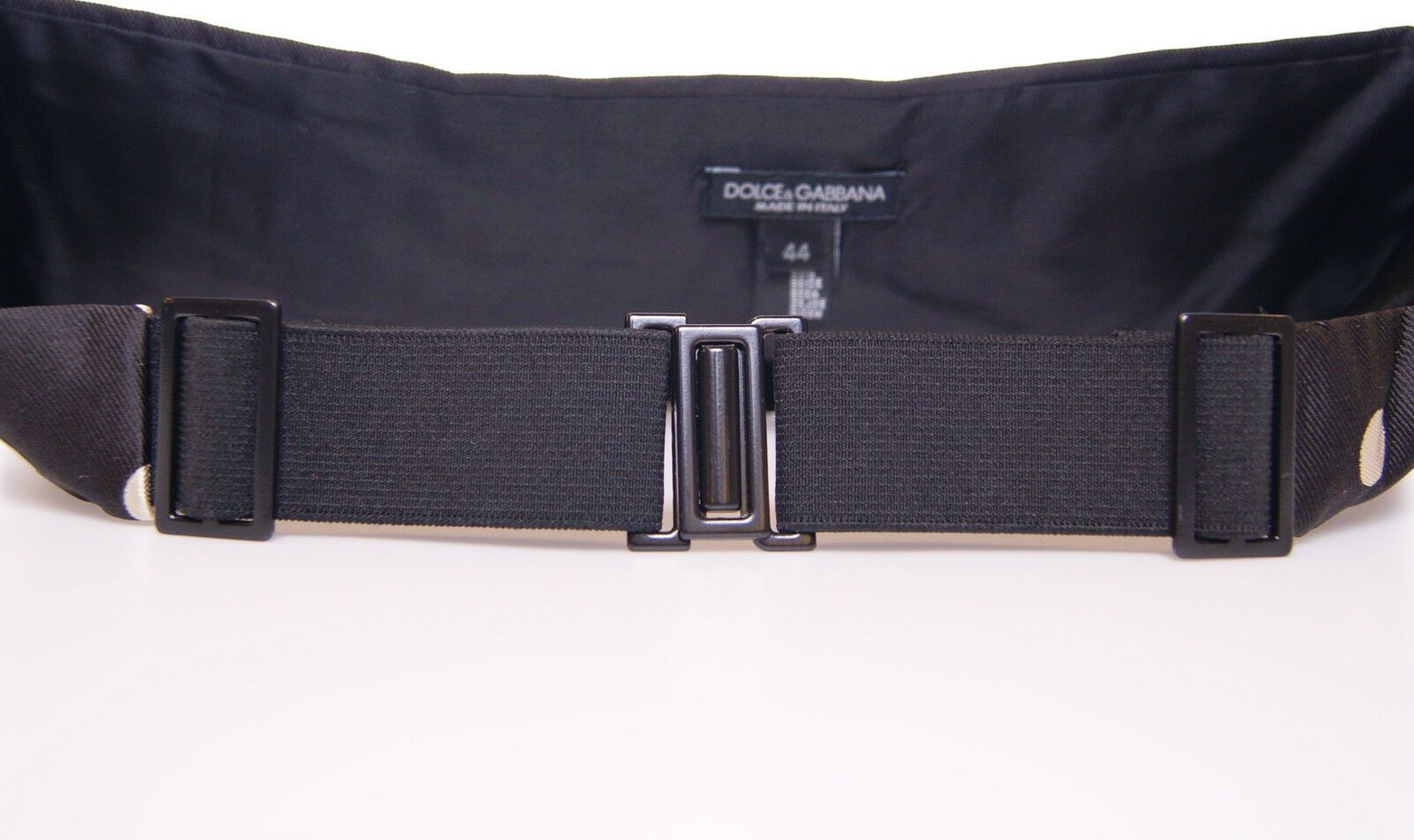 Schwarzer Smoking-Kummerbundgürtel für die Taille