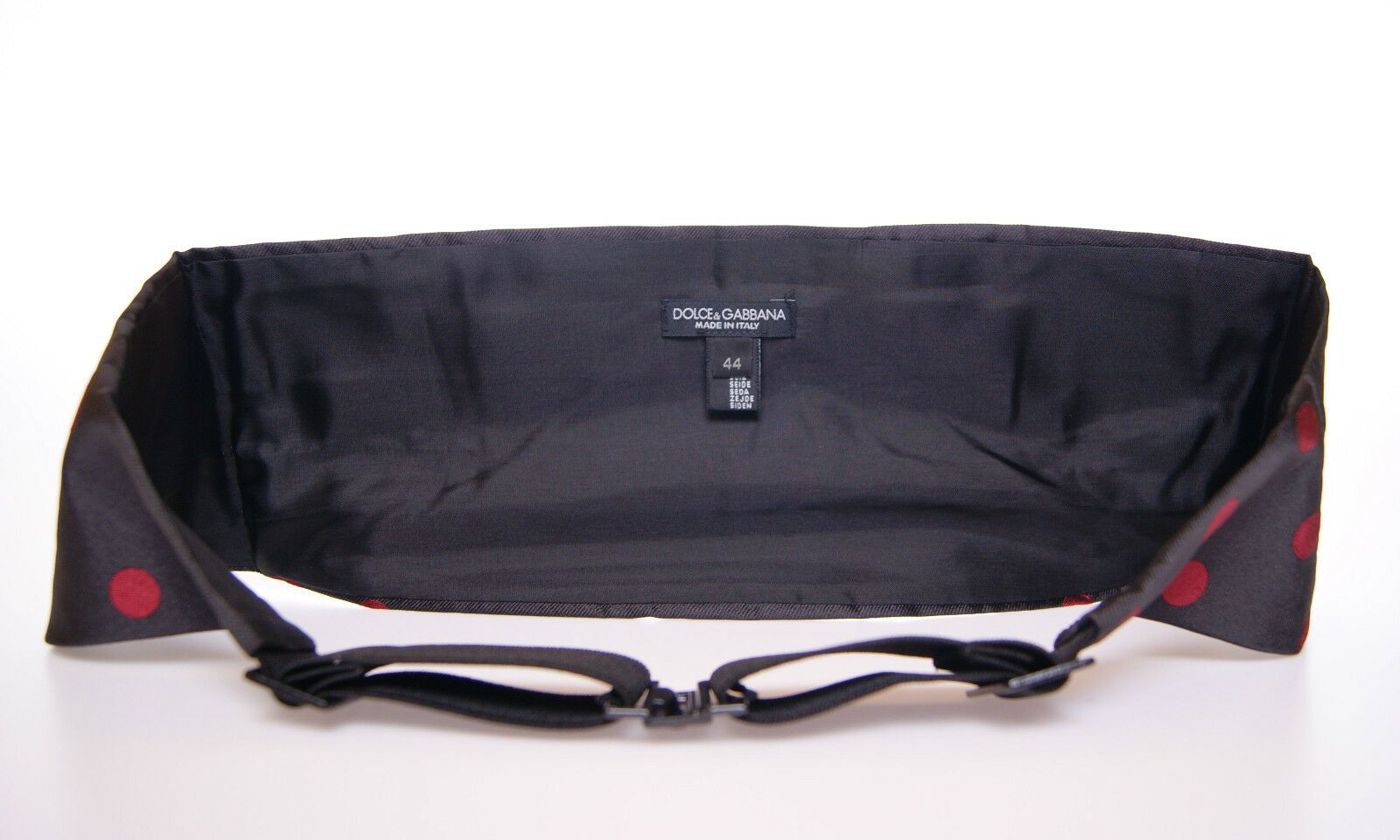 Schwarzer Smoking-Kummerbundgürtel für die Taille