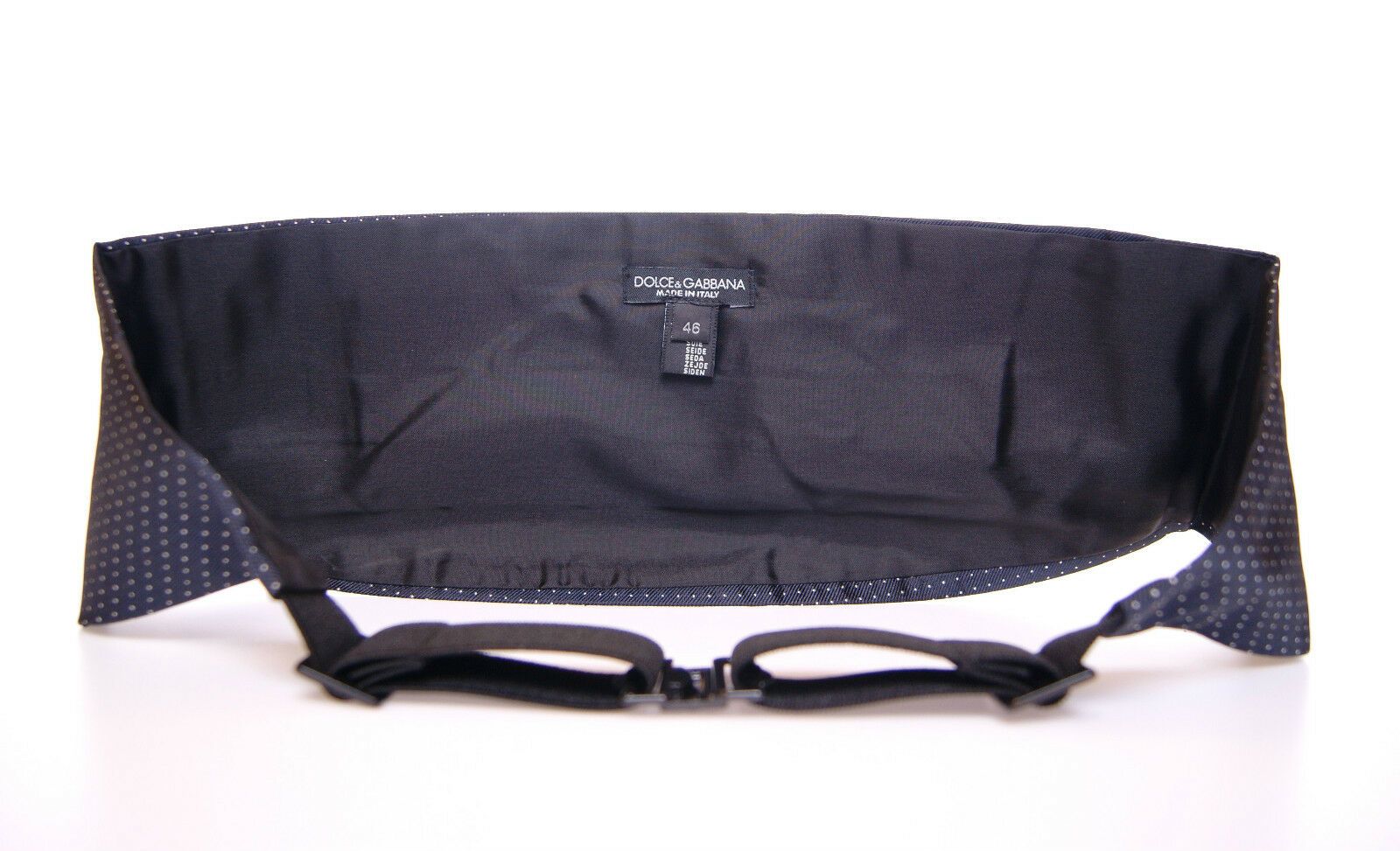 Blauer Smoking-Kummerbundgürtel