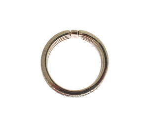 Damenring aus 925er Sterlingsilber mit schwarzem Zirkonia