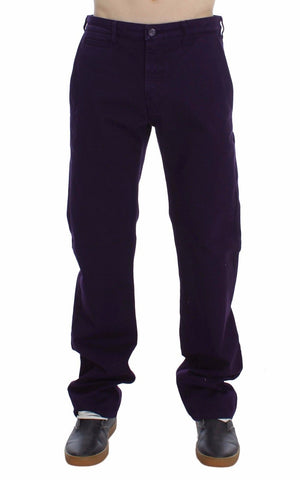 Lilafarbene Hose aus Baumwollstretch in Lila