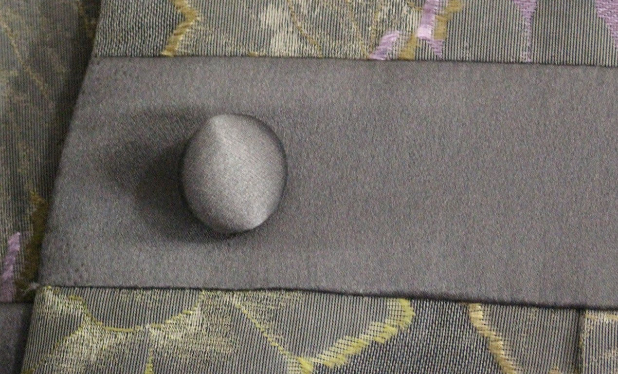 Mehrfarbiger Blazer aus Seide und Baumwolle mit Blumenmuster