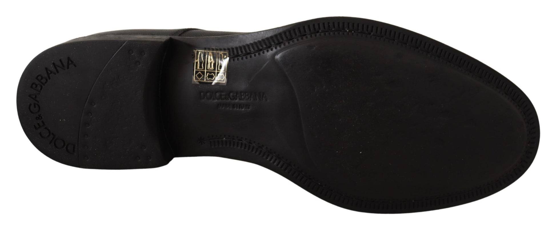 Schwarze formelle Derby-Schuhe aus Leder für Herren