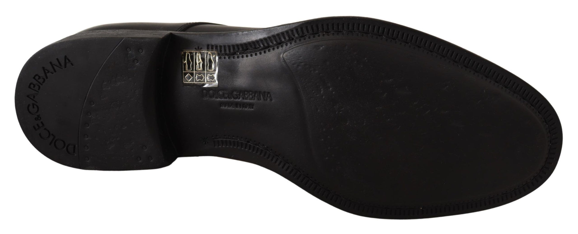 Schwarze formelle Derby-Schuhe aus Leder für Herren