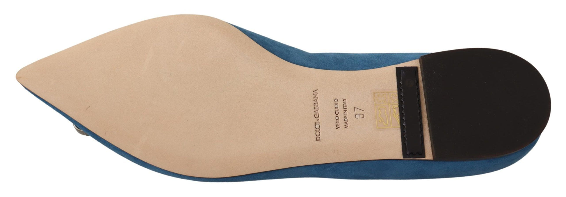 Blaue Wildleder-Loafer mit Kristallen