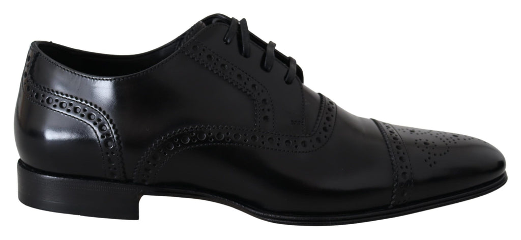Schwarze Leder Herren Derby Formale Loafer Schuhe