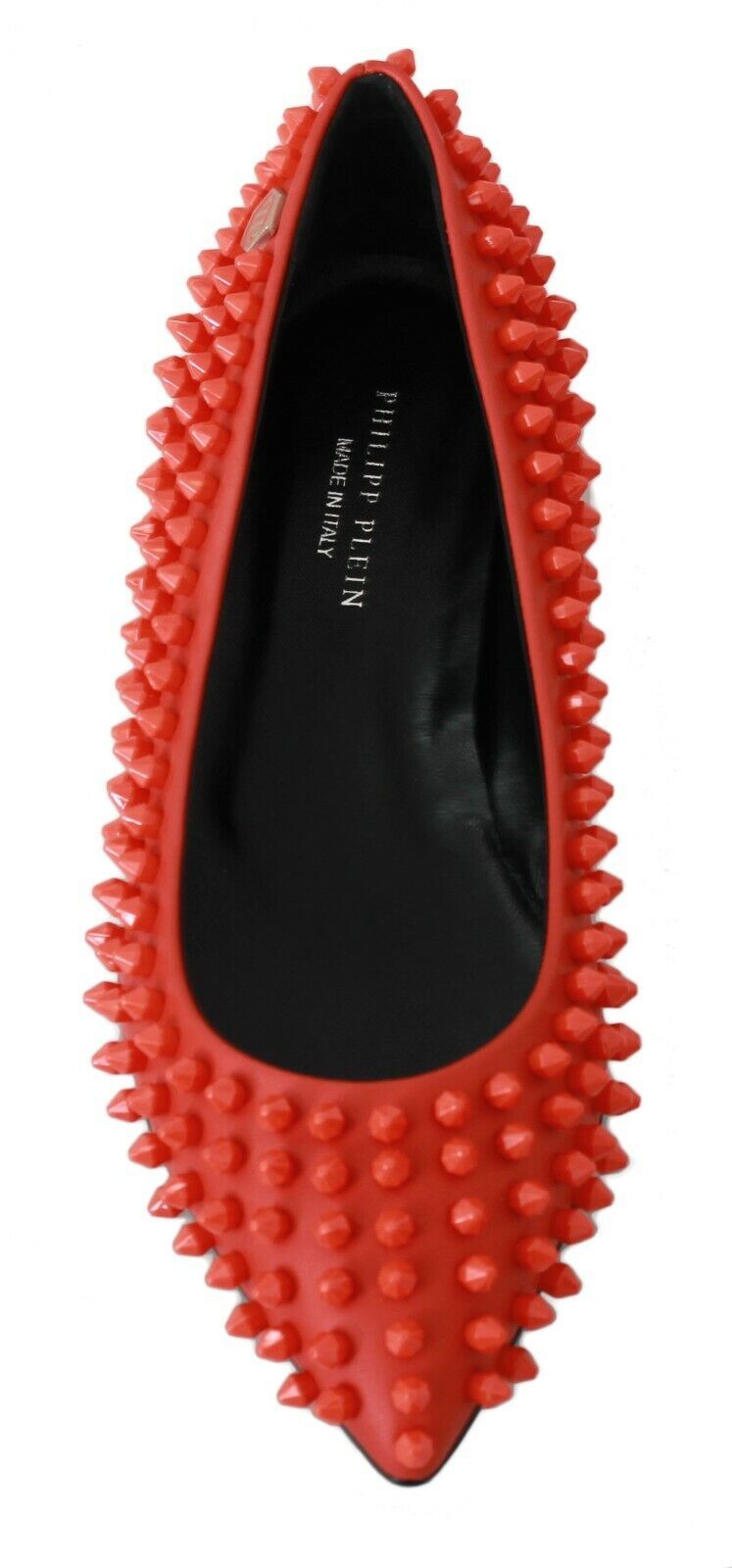 Orange Leder Ballerinas WHAT I DO Flats Schuhe