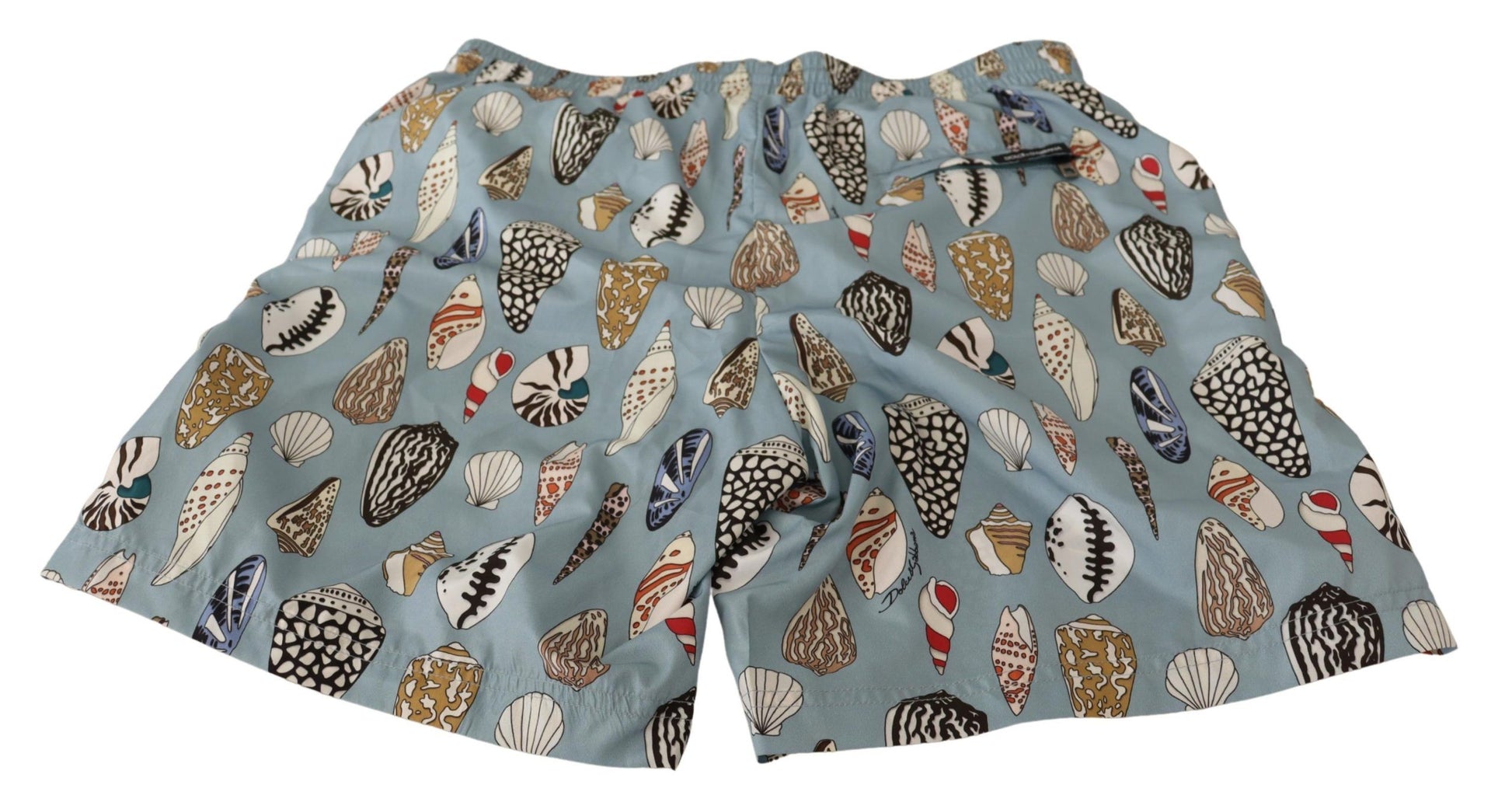 Dolce & Gabbana Blue Seashell Beachwear Swimwear Shorts