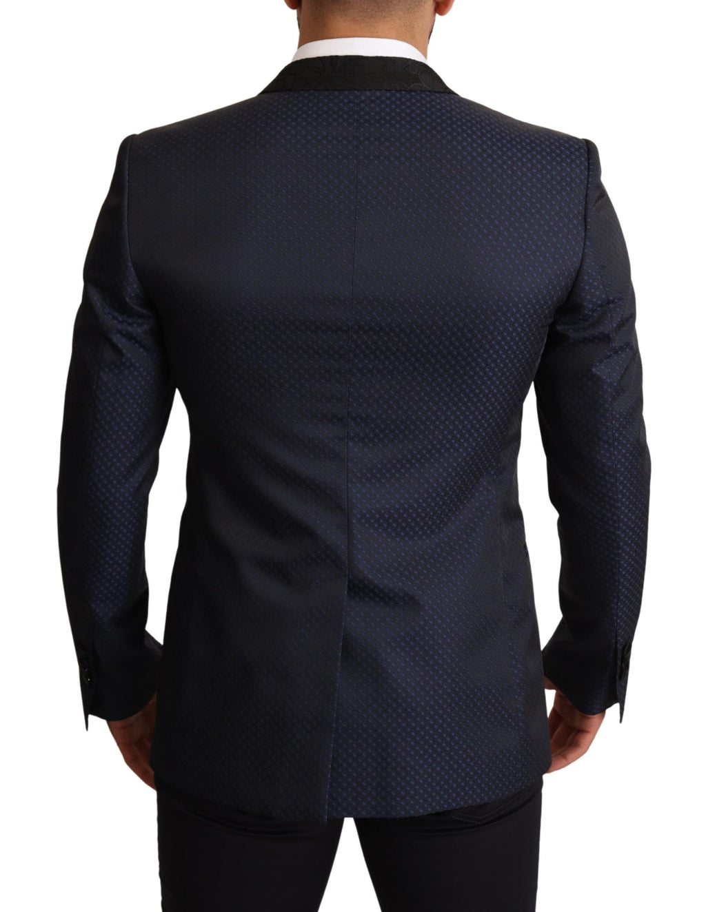 Blaue Slim Fit MARTINI Blazerjacke aus Wolle