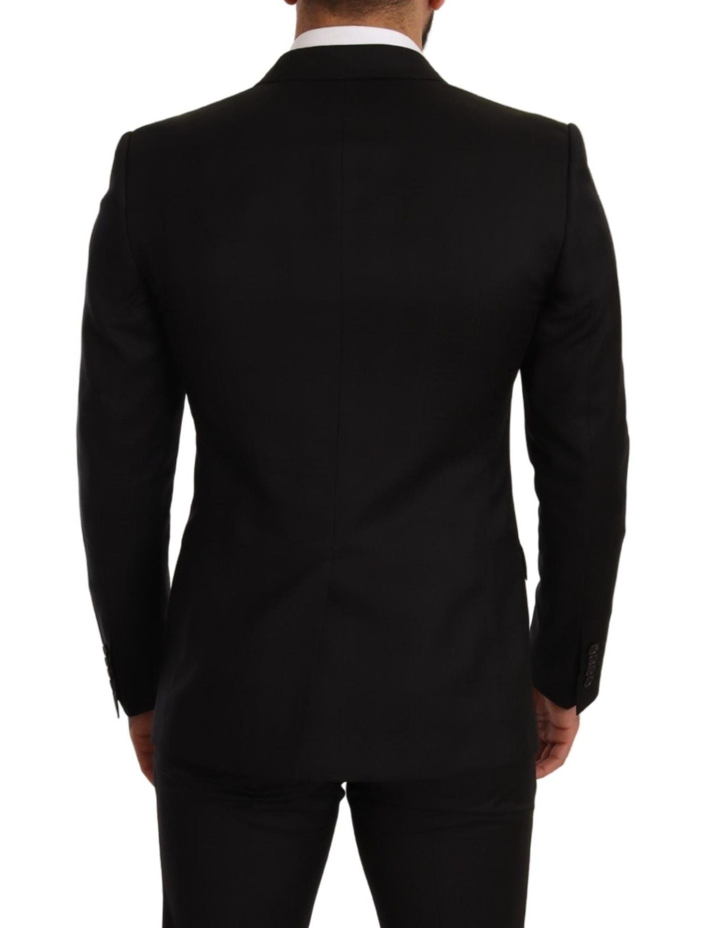 Schwarz karierter MARTINI SLIM FIT 2-teiliger Anzug