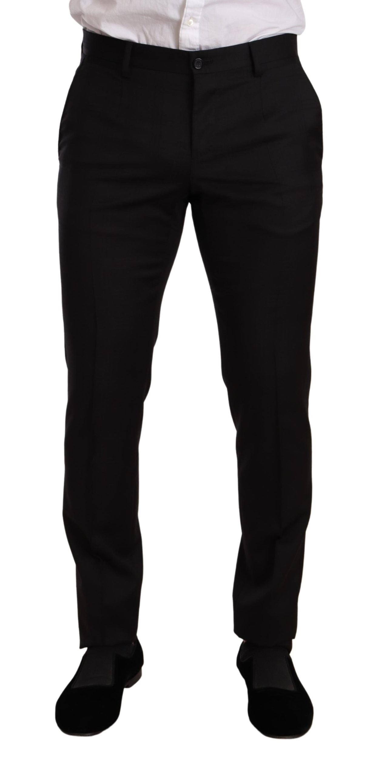 Schwarz karierter MARTINI SLIM FIT 2-teiliger Anzug