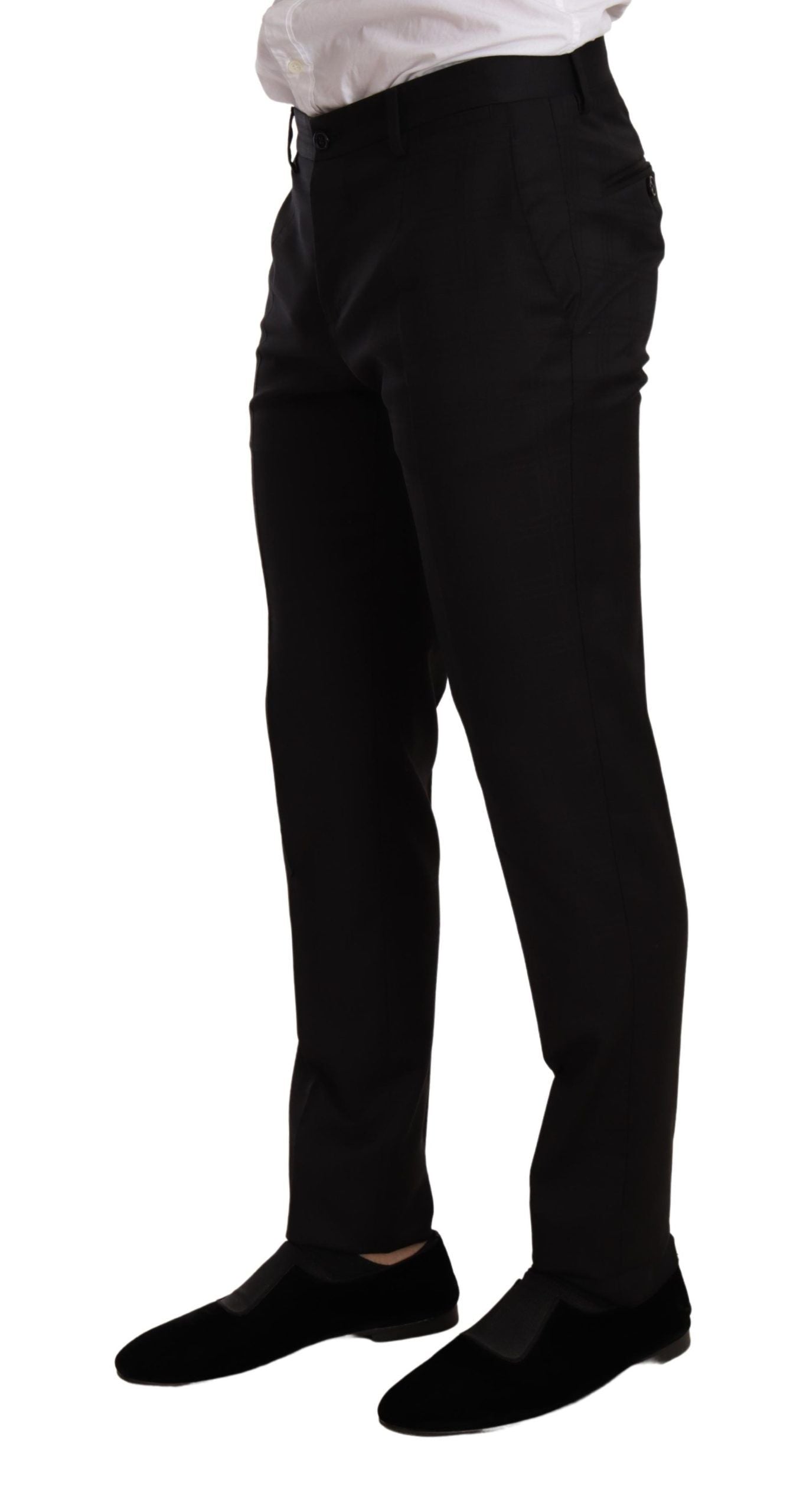 Schwarz karierter MARTINI SLIM FIT 2-teiliger Anzug