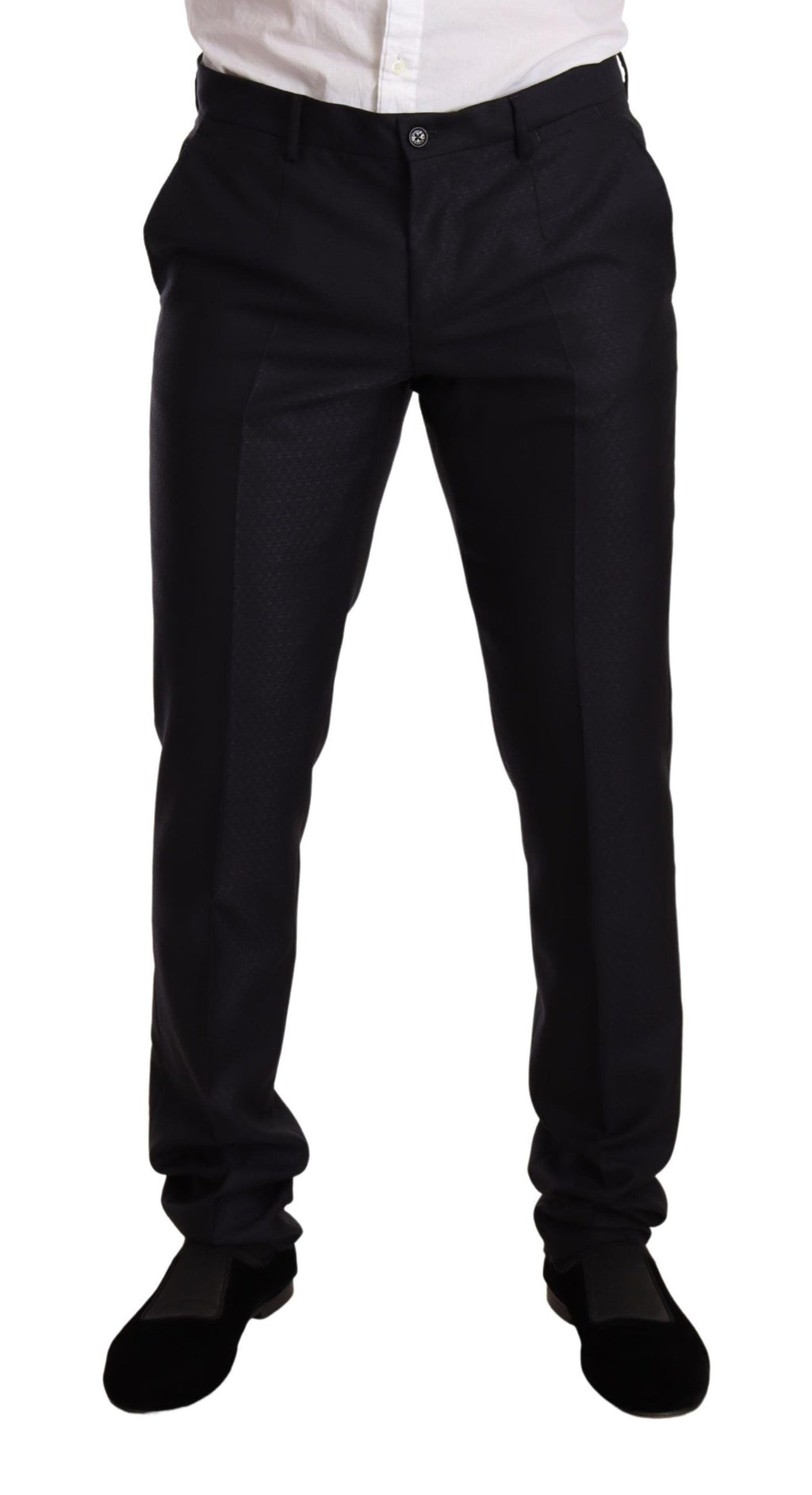 Blau gemusterter MARTINI SLIM FIT 2-teiliger Anzug