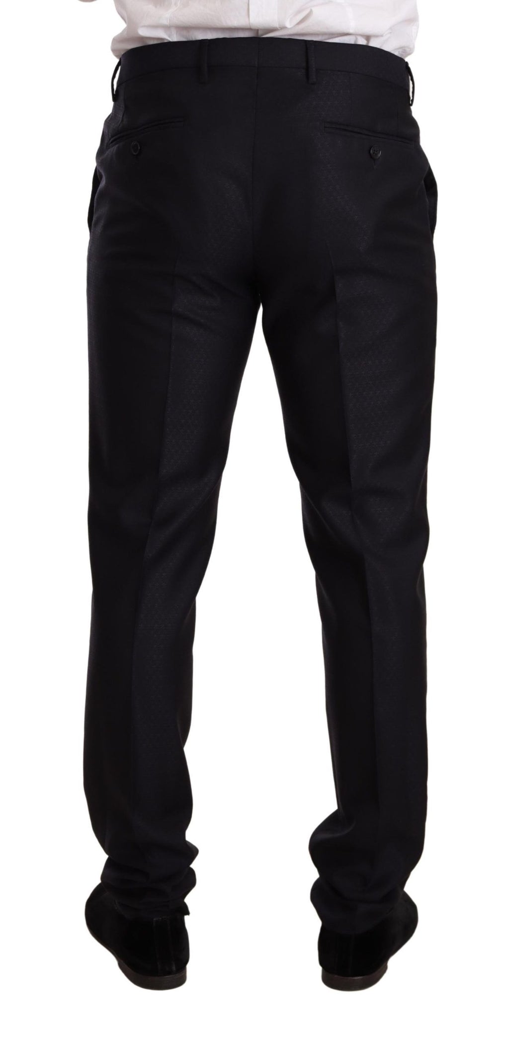 Blau gemusterter MARTINI SLIM FIT 2-teiliger Anzug