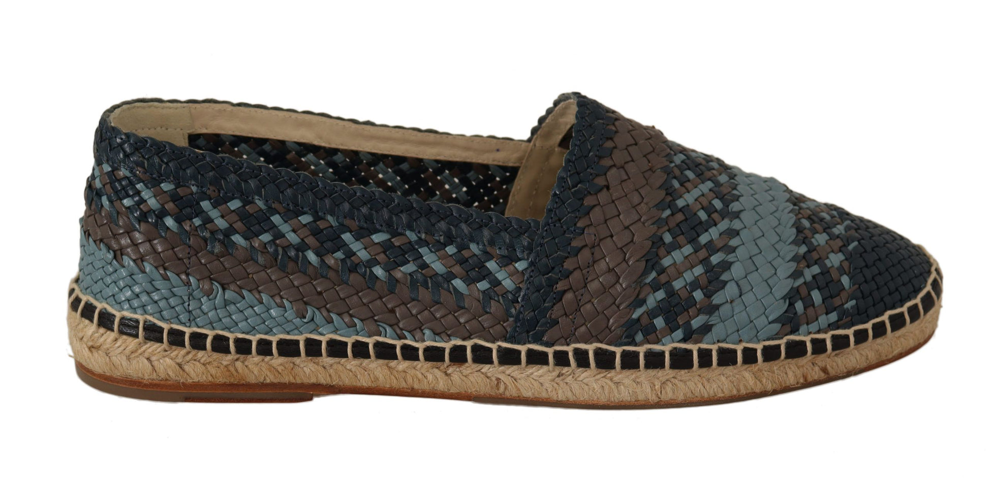 Blaugraue Slipper Buffalo Espadrilles
