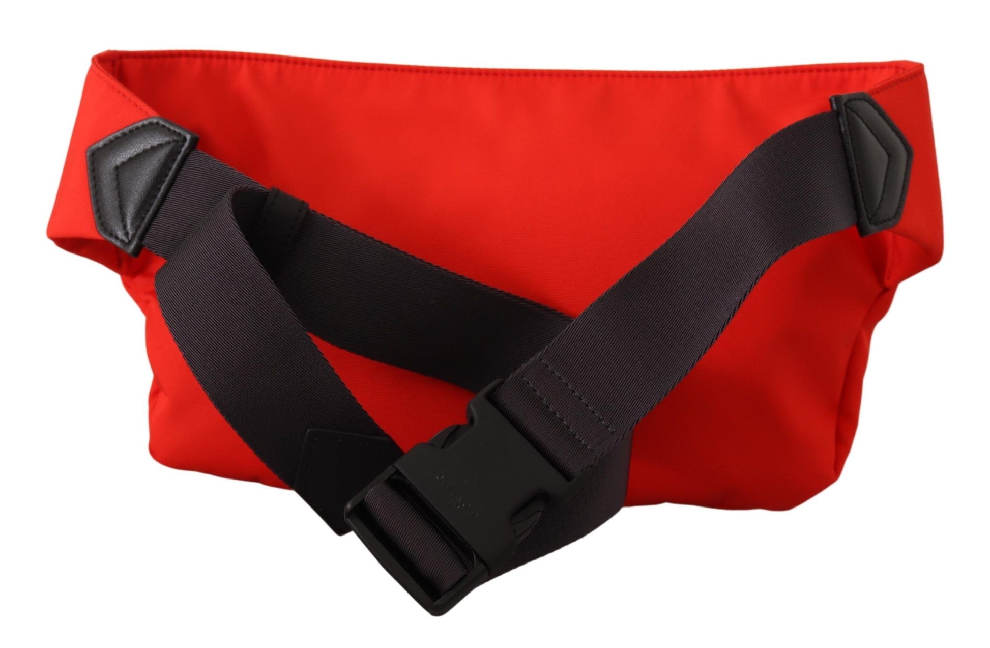 Elegante große Bauchtasche in Rot und Schwarz