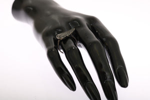 Silber Damen Schwarz CZ Rhodium 925 Ring