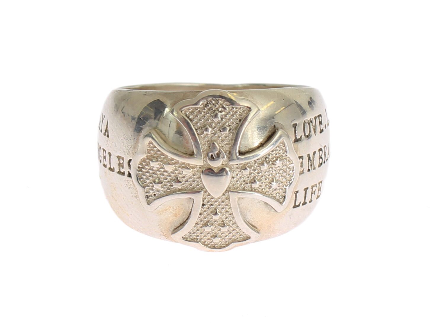 Silberkreuz Damen 925 Sterling Ring