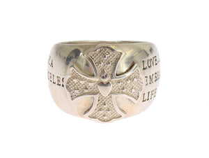 Silberkreuz Damen 925 Sterling Ring