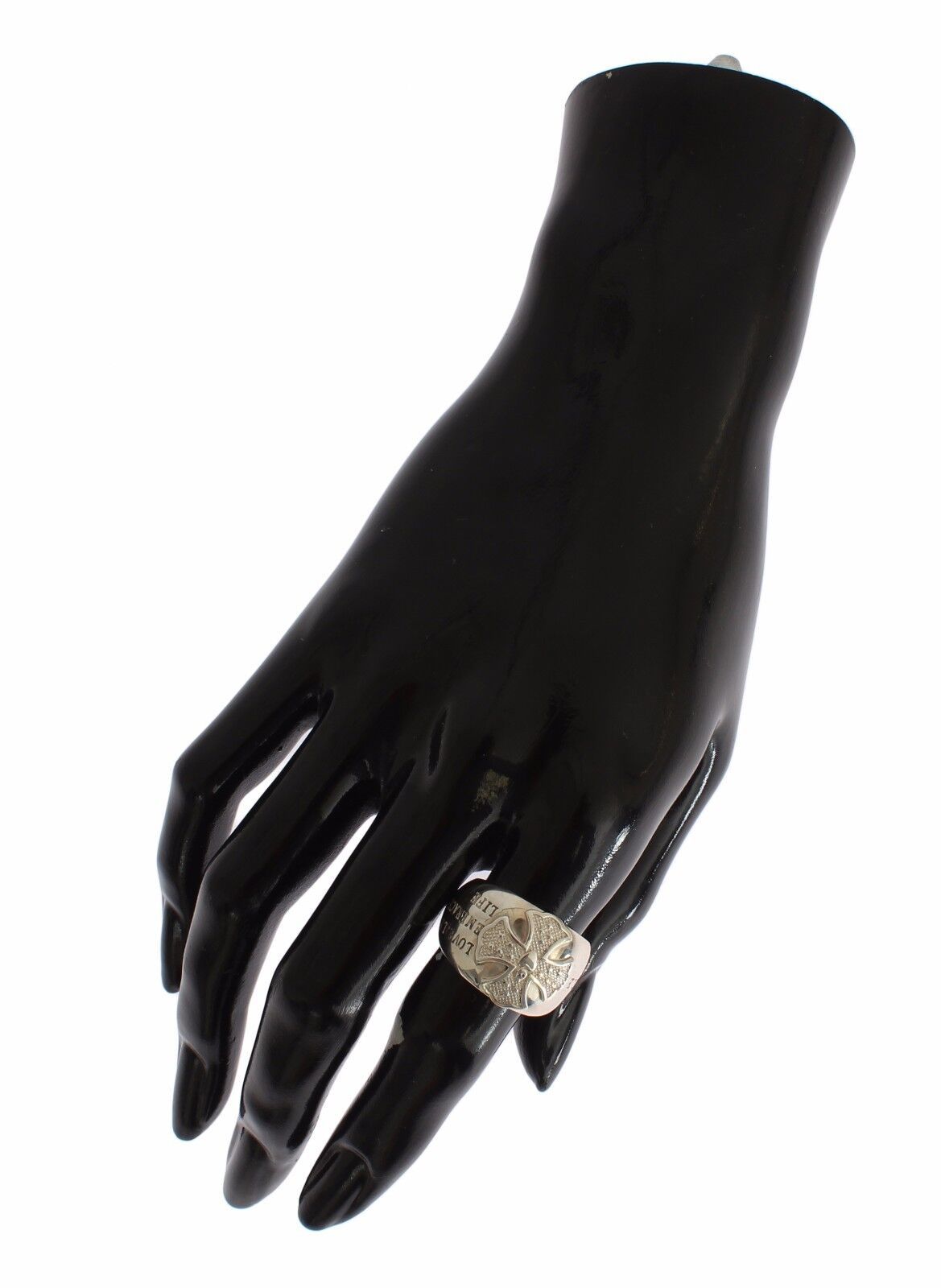 Silberkreuz Damen 925 Sterling Ring
