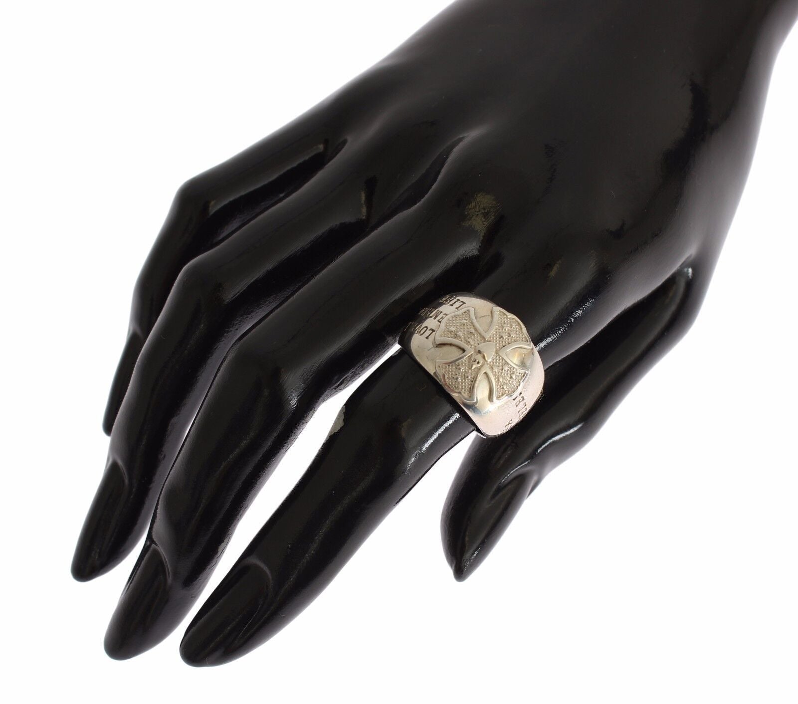 Silberkreuz Damen 925 Sterling Ring