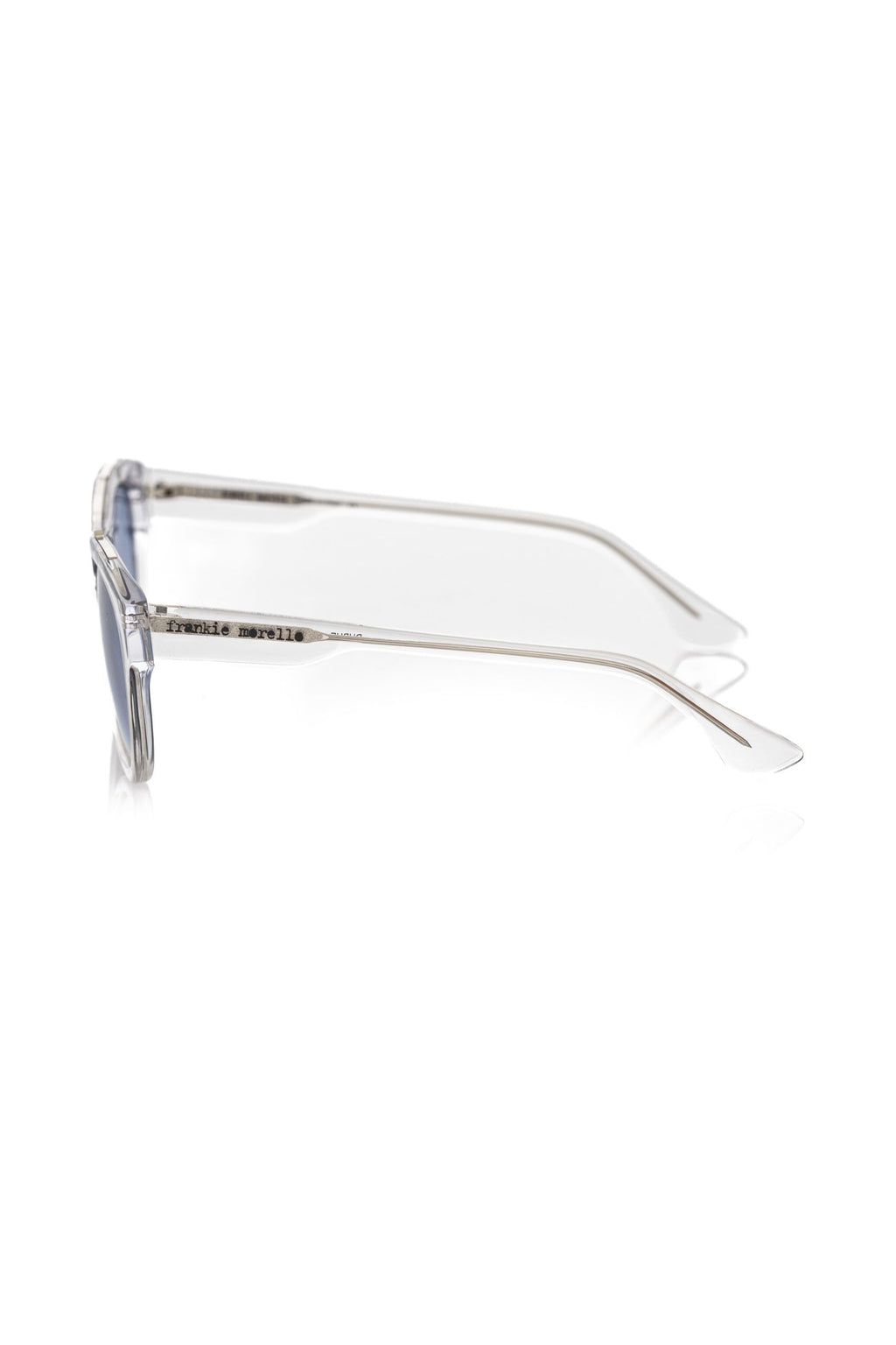 Weiße Acetat-Sonnenbrille für Herren