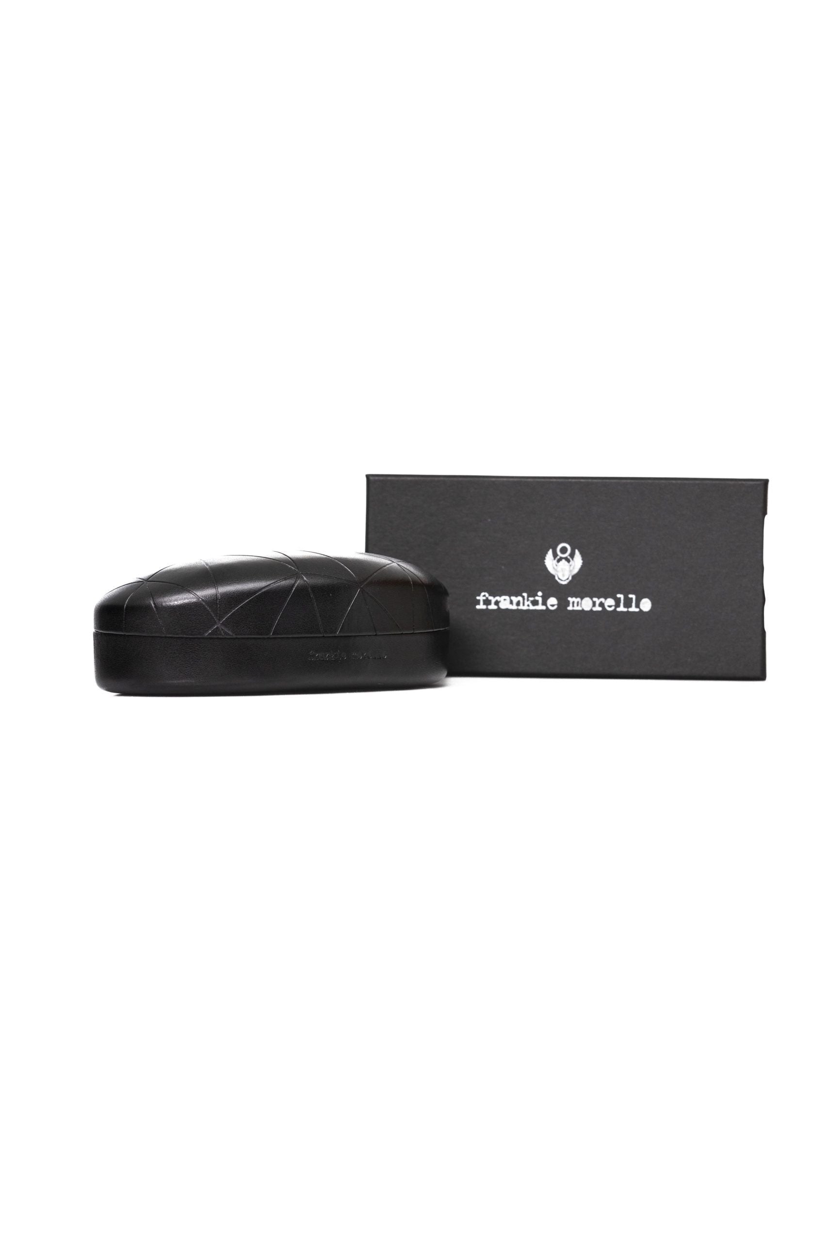 Weiße Acetat-Sonnenbrille für Herren