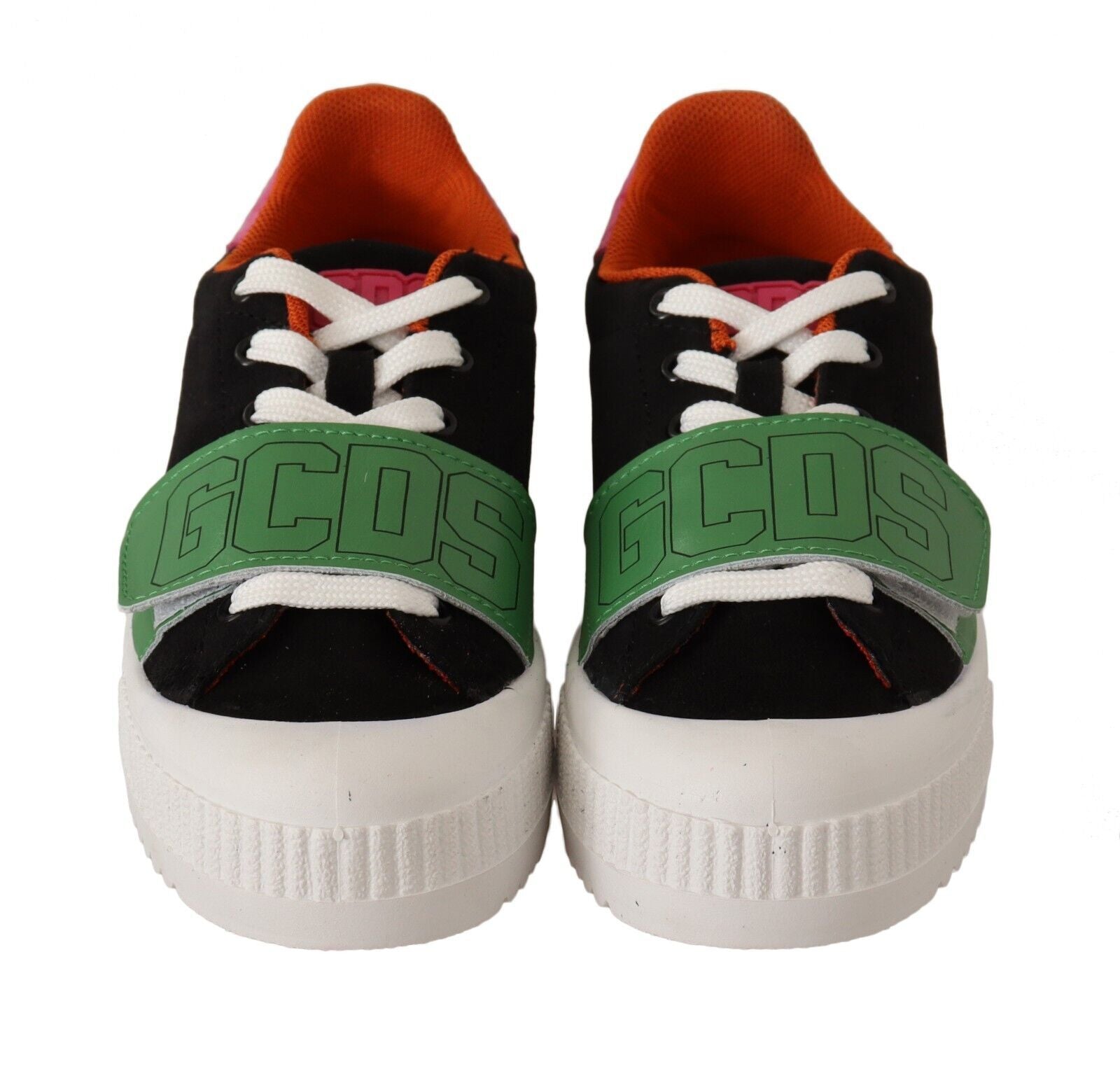 Mehrfarbige Wildleder Low Top Schnürschuhe für Damen