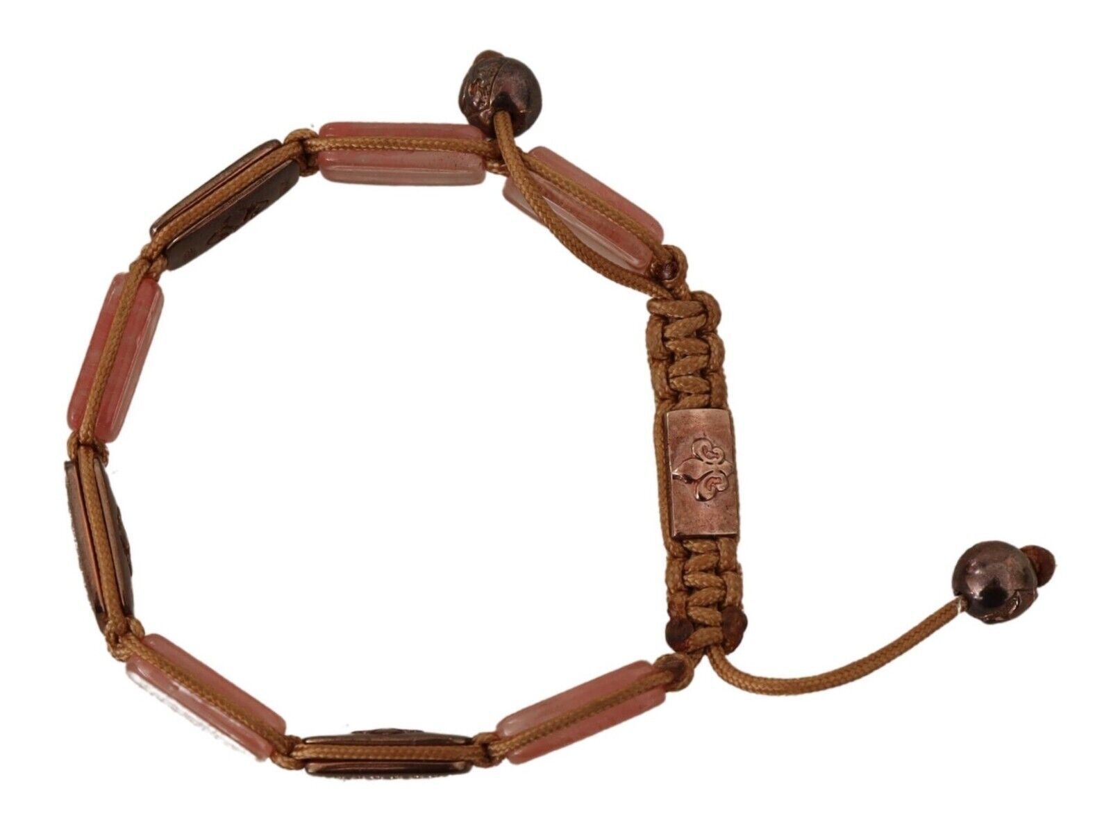 Verstellbares Armband mit mehrfarbigem Kristall-Logo