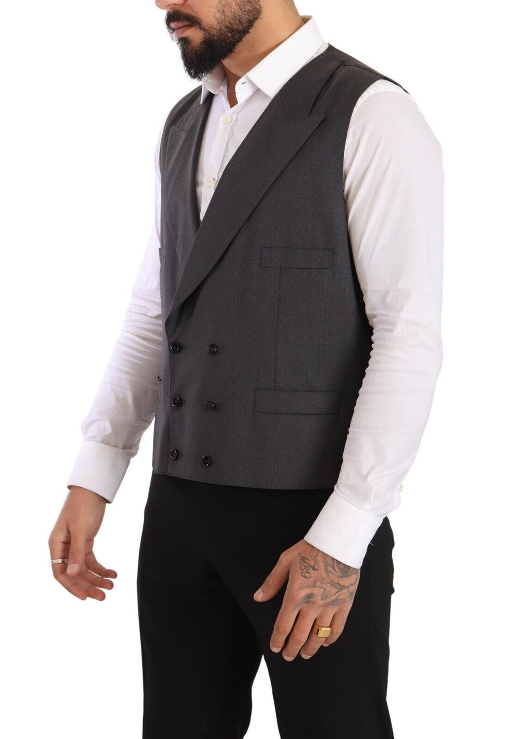 Grauer zweireihiger 2-teiliger SICILIA Blazer