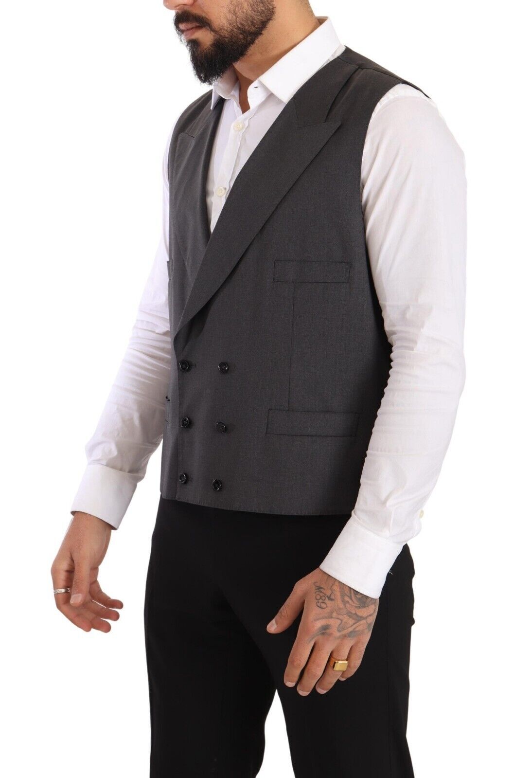 Grauer zweireihiger 2-teiliger SICILIA Blazer