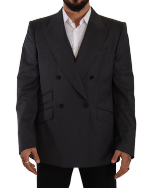 Grauer zweireihiger 2-teiliger SICILIA Blazer