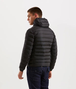 Elegante Daunenjacke mit Kapuze und Taschen