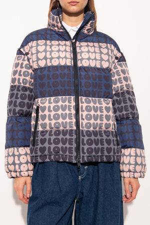 Mehrfarbige Polyester-Damenjacke