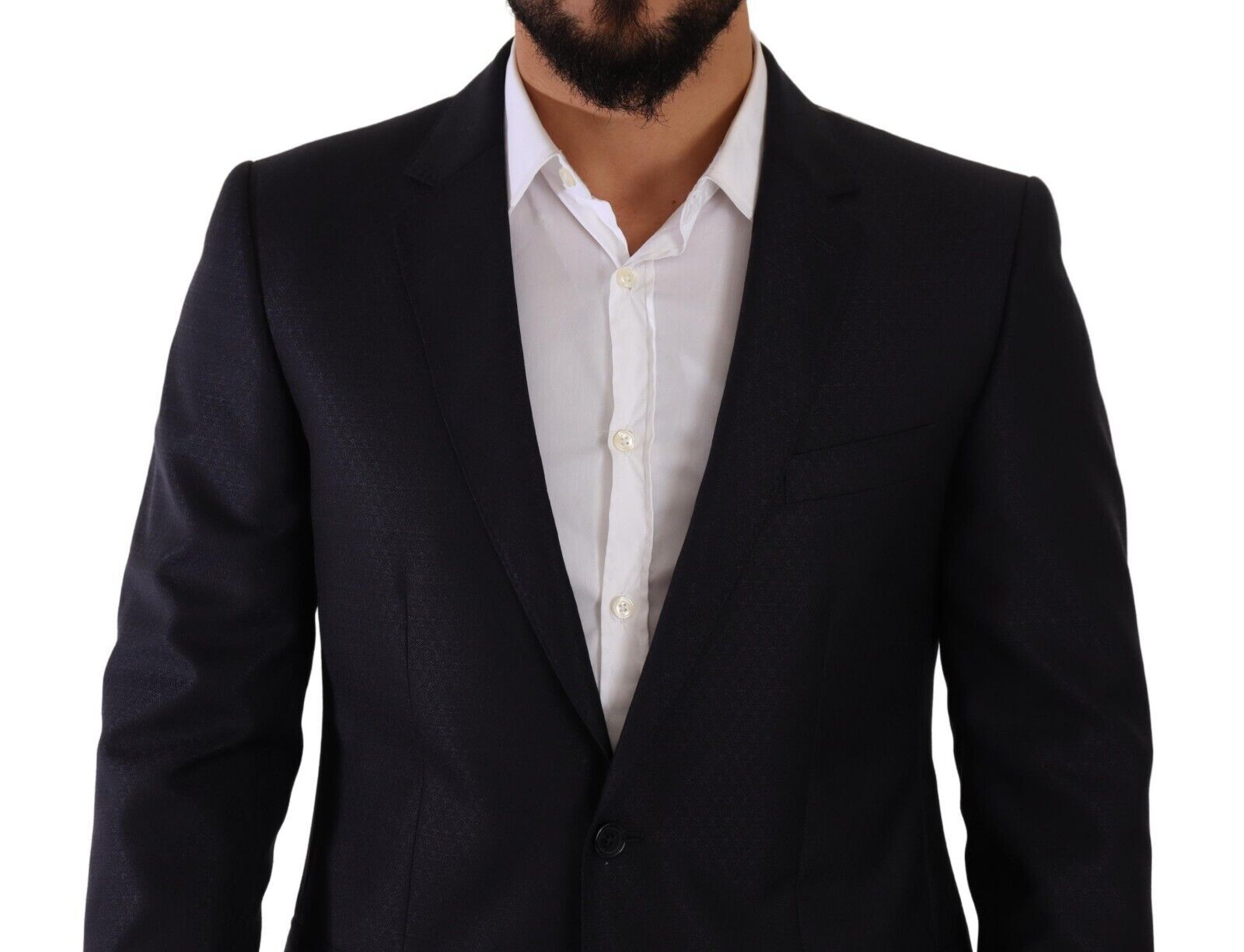 Blauer MARTINI Slim Fit 2-teiliger Mantelanzug