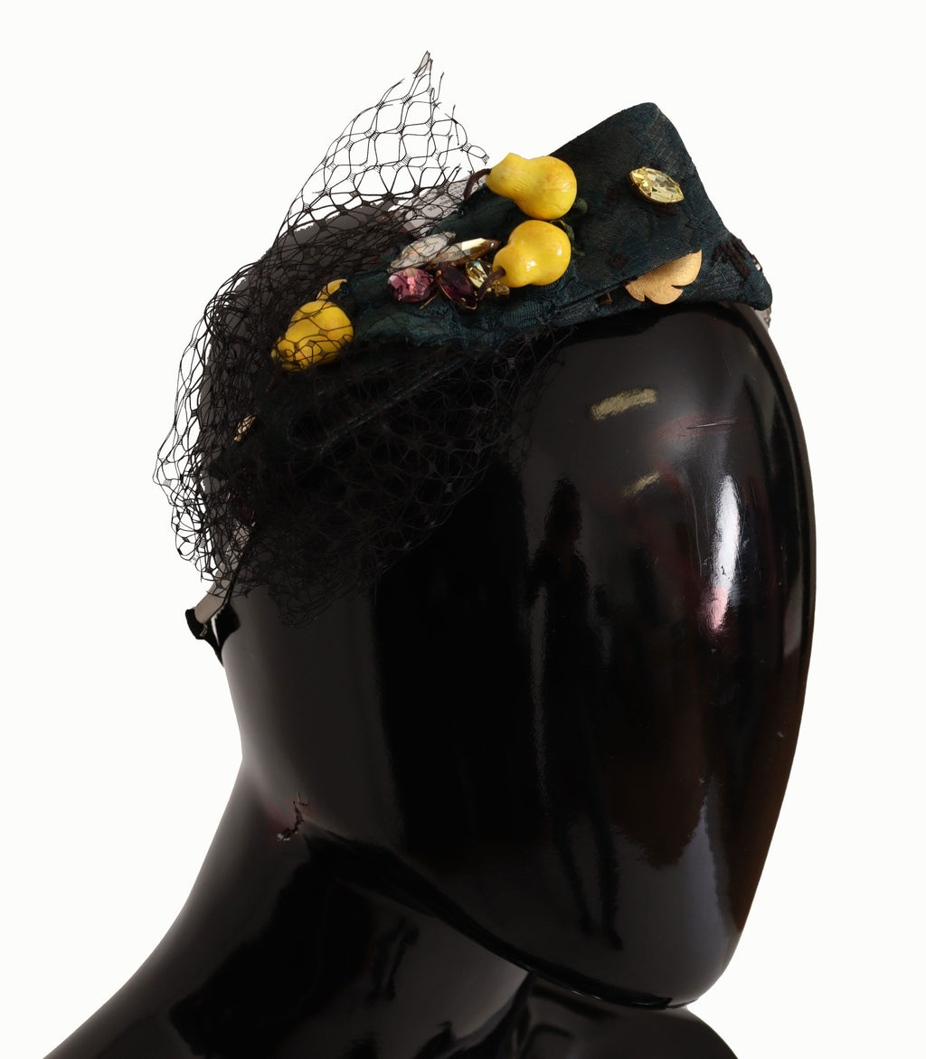 Lila Kristall Diadem Stirnband Zitronen Sizilien Tiara