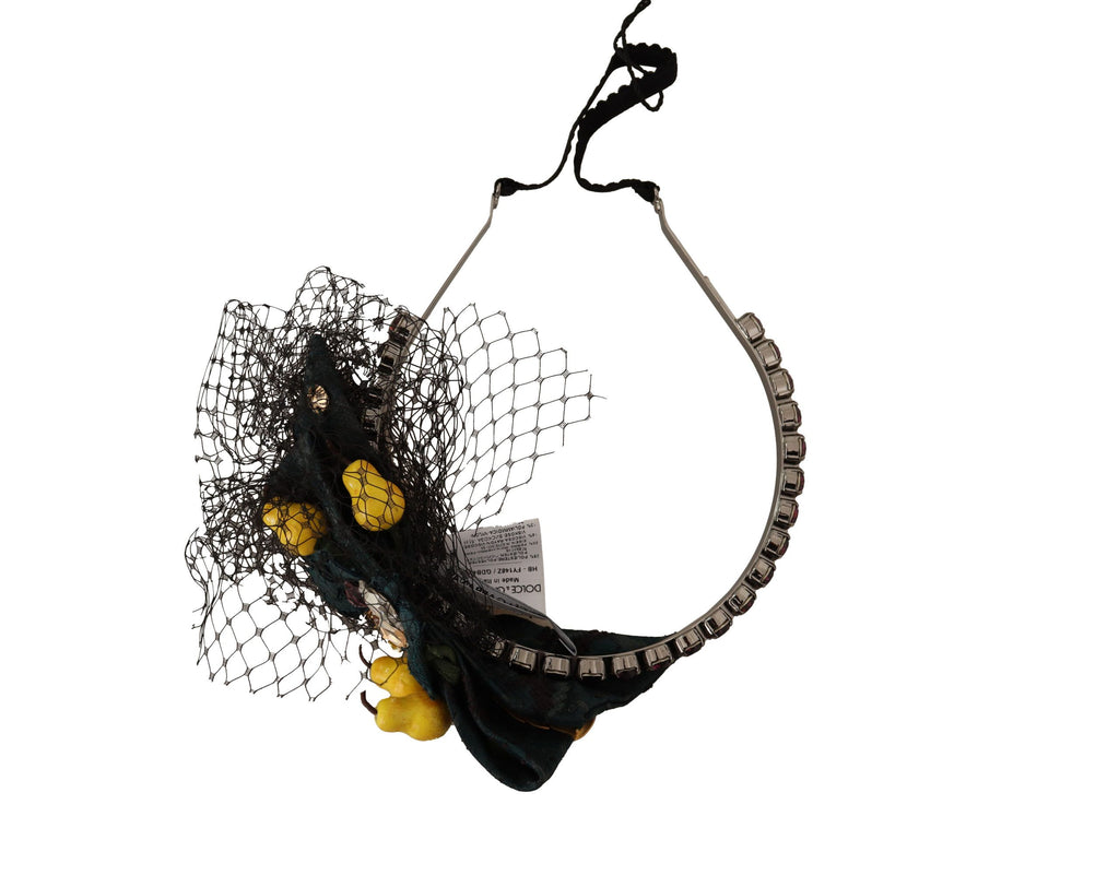 Lila Kristall Diadem Stirnband Zitronen Sizilien Tiara
