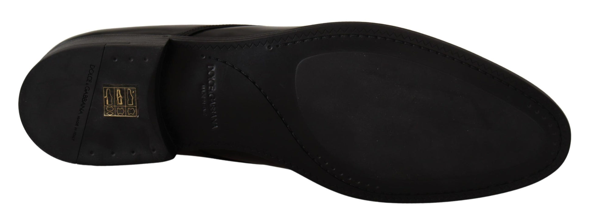 Schwarze, formelle Derby-Schuhe aus Leder mit Schnürung