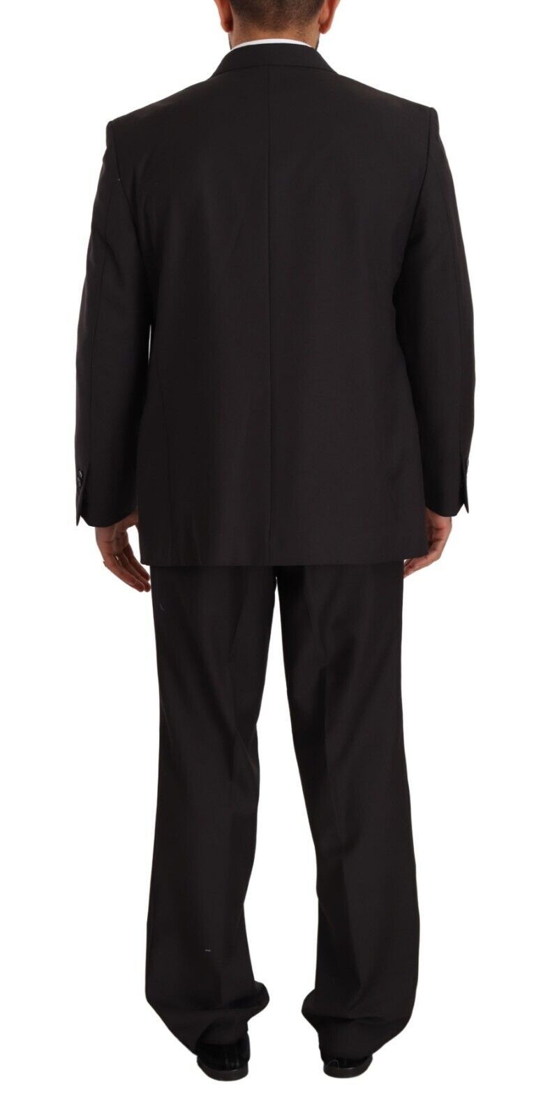 Domenico Tagliente Gray Polyester Single Breasted Formal Suit