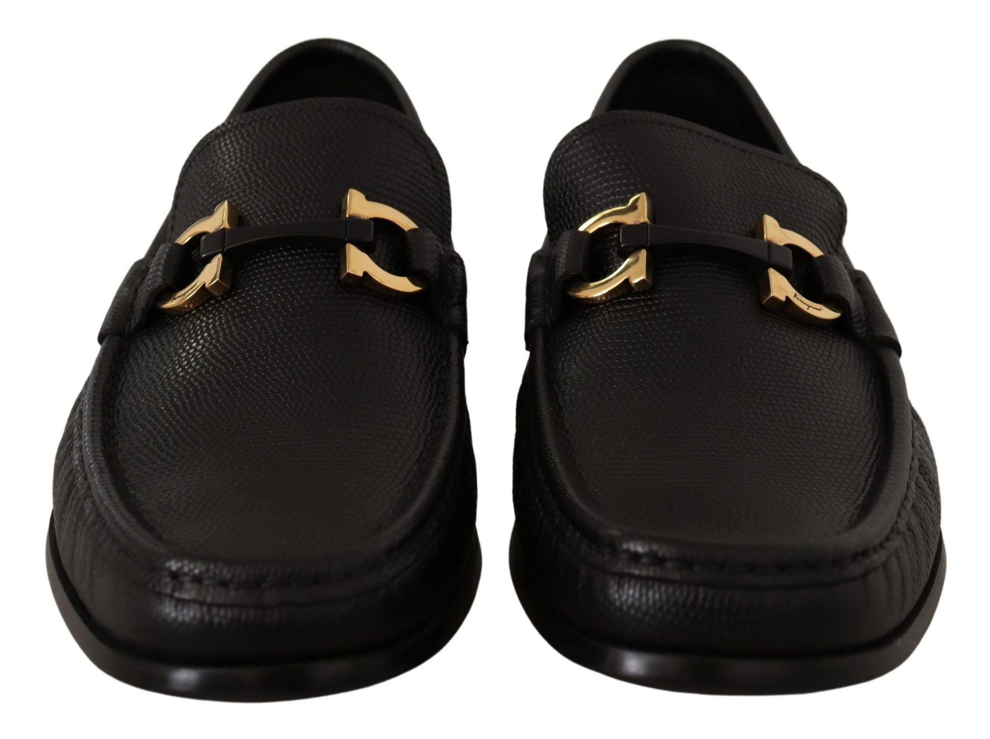 Elegante schwarze Loafer aus Kalbsleder