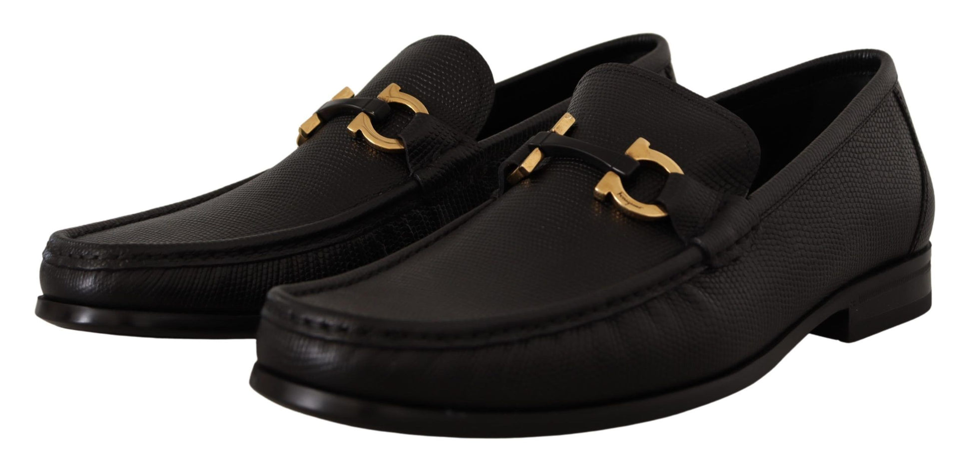 Elegante schwarze Loafer aus Kalbsleder