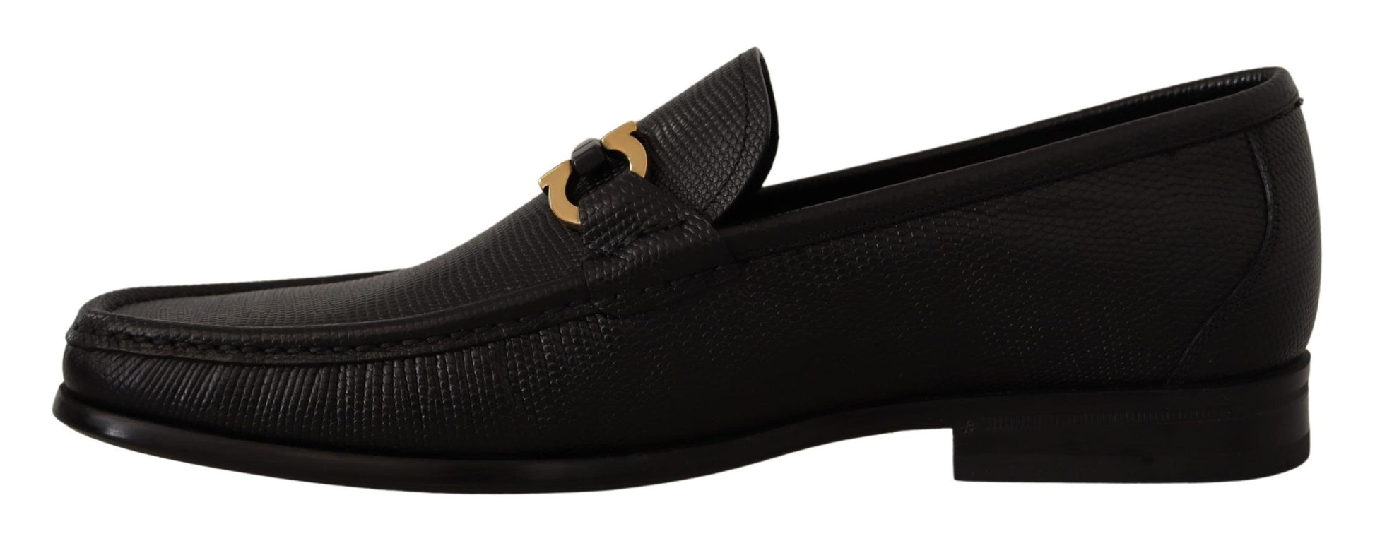 Elegante schwarze Loafer aus Kalbsleder