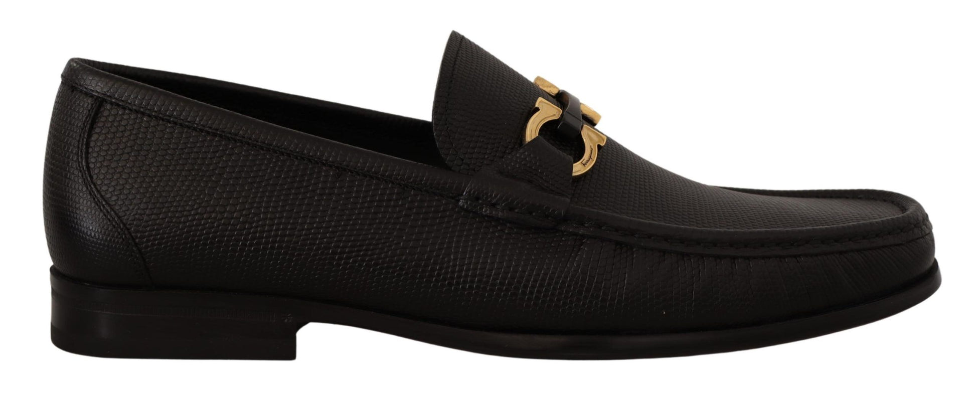 Elegante schwarze Loafer aus Kalbsleder