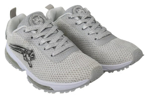 Glamorous Silberne Gretel Sport-Sneaker