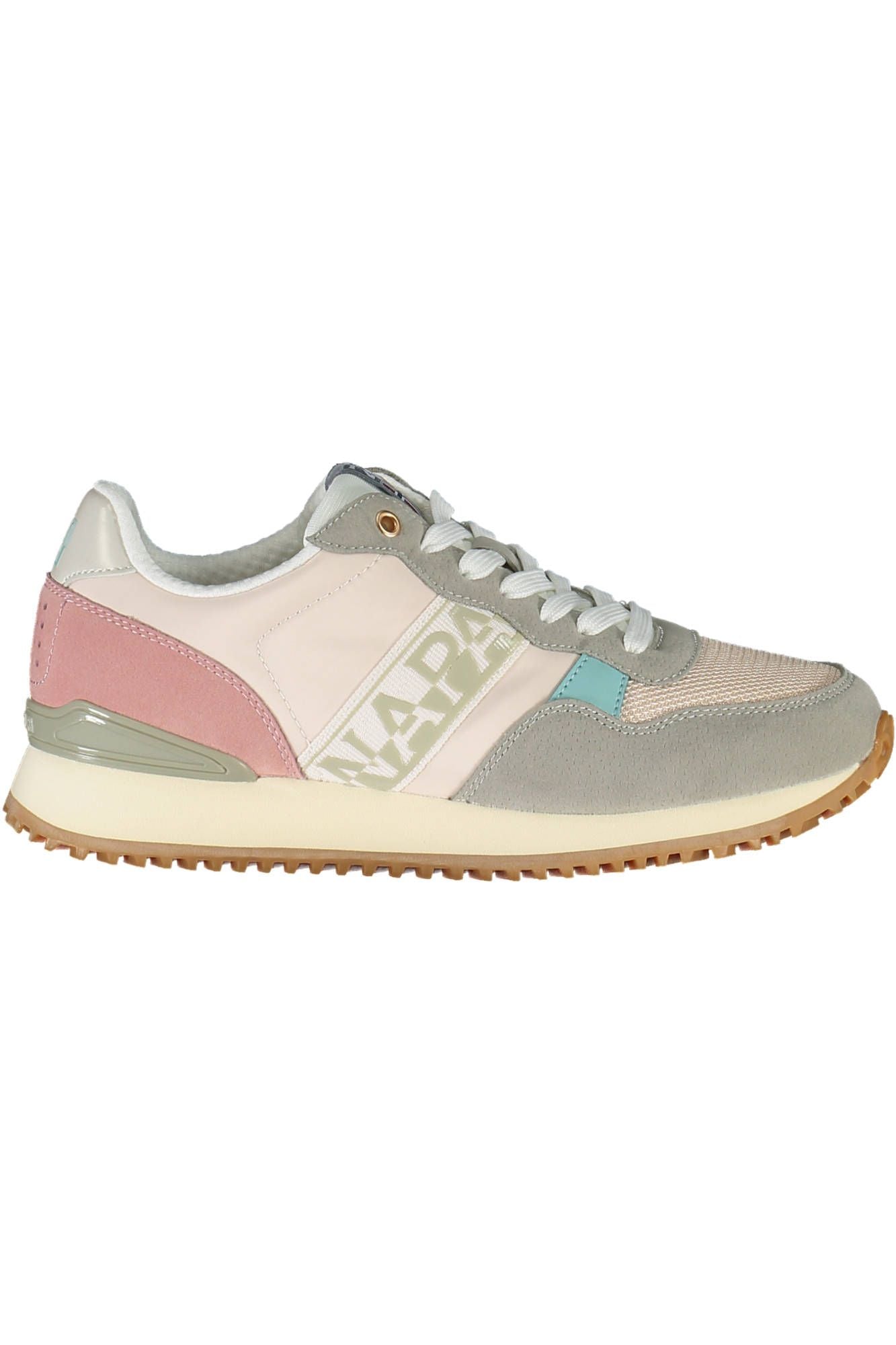 Schicke rosa Schnür-Sneaker mit Logo-Detail